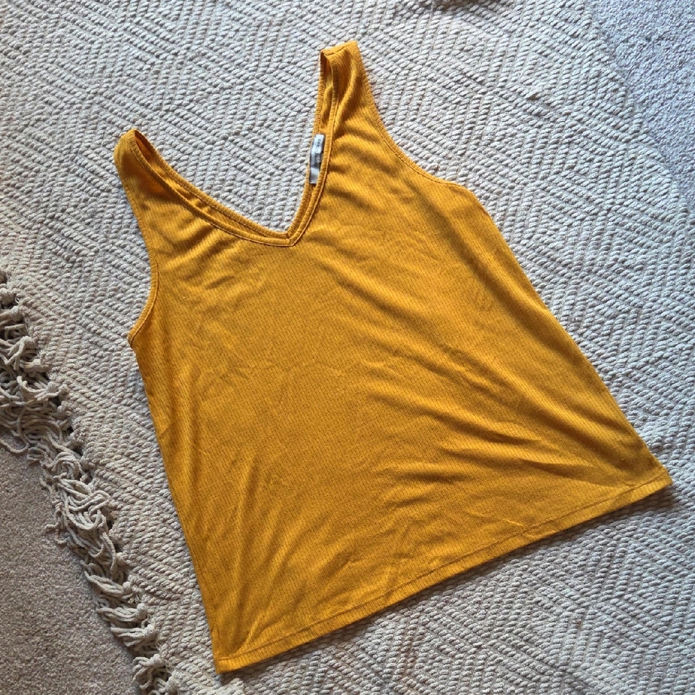 Mustard Yellow Women's Tank Top